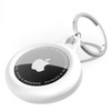 Compatible with AirTag Case Keychain, White