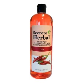 Shampoo Secreto Herbal Anticaída Y Fortalecimiento Chile 1 L                                                                                          