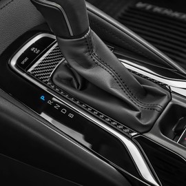 AIRSPEED Toyota Corolla Cross 1st Generation 2021 2022 2023 2024 Corolla Cross Carbon Fiber Accessories Interior Parts Car Gear Shift Knob Panel Trim Cover Sticker Stylish Custom Dress Up With Double