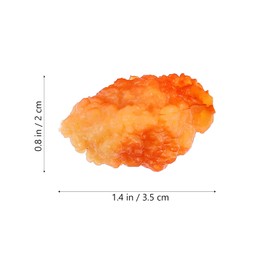 OFFIGAM 8PCS Popcorns Chicken Food Models Fake Food Lifelike Chicken Popcorn for Display Photo Props