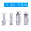 ManLee 10 Pcs Air Line Connectors 1/4" BSP Air Line