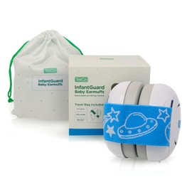 TOTCO Earmuff Protection for Toddlers, Infants, and Babies - 0 to 36 months - Noise Cancelling Earmuff Headphones, Blue