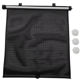 RoadPro RP124314 Car Window Shade for Side Window Rollback Sun Visor