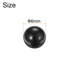 sourcing map 20pcs Ceramic Bearing Balls 6mm Si3N4 Silicon Nitride Ball G5 Precision Ceramic Balls