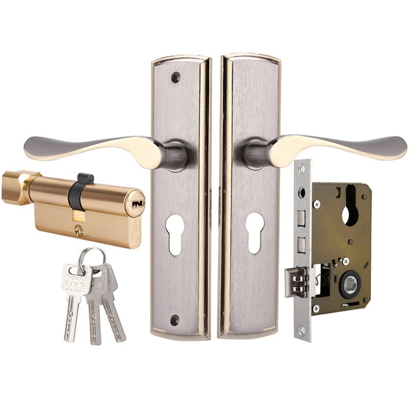 Durable Aluminum Door Lock for Home Security Indoor Bedroom Living