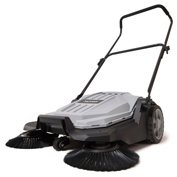 Dapper Supply Walk-Behind Outdoor Hand Push Floor Sweeper - 5.25