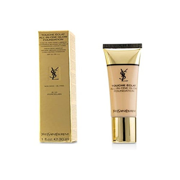 Ysl Touche Eclat All-In-One Glow Foundation B10 Porcelain 30 ml