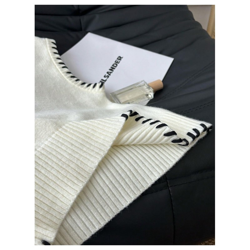 Verdusa Women's Sleeveless Sweater Old Money Ribbed Knit Pullover Binding