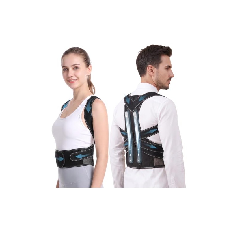 Posture Corrector Men Women, Back Brace Upper Back Support Belt