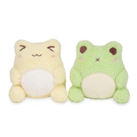 Cuddle Barn PlushGoals - Edawawa Kawaii Cute Soft Green Edamame Frog Plush Toy, 13 inches
