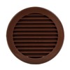 Steinberg14 Braun Ventilation Grille 125 mm - Plastic Exhaust Grille