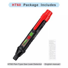 HABOTEST HT59 HT60 HT61 Gas Detector Combustible Gas Leak Tester Pen Natural Gas - HT60