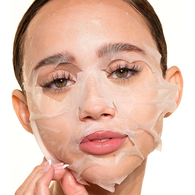 Vegan Collagen Hydrate & Plump Face Mask – 4 Pack
