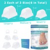 Byehambuni Hammer Toe Straightener, 6 Pack Hammer Toe Corrector for