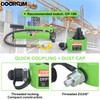 DOOROOM 30T 2.1" Stroke Hydraulic Cylinder Portable Low Profile Jack