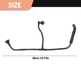 8W0121081AN Coolant Radiator Overflow Hose Cooling Breathe Tube Compatible with 2016-2023 A4 A5 Quattro Allroad 2.0T L4