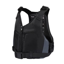 Owntop Buoyancy Aids Adults, Adjustable Buoyancy Jacket Unisex, Swim Vest with Pockets and Crotch Strap for Paddleboarding Kayaking Fishing Watersports - Black XS/S