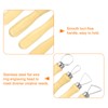 HARFINGTON 10pcs Clay Sculpting Tools Wooden Handle Stainless Steel Head