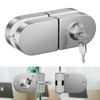 Ranbo Frameless Double-Sided Glass Door Lock, No-Drill,304 Stainless Steel, Suitable