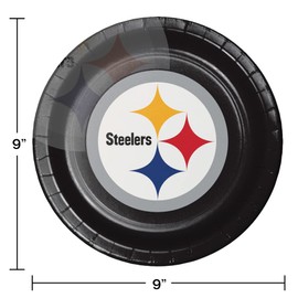 Trendware Pittsburgh Steelers Game Day Party Supplies Kit, Serves 8