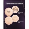 OMIRO 1X/10X(300R) Magnifying Compact Mirror, Small Crown Engraved Pocket Makeup