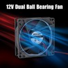 Alinan 4pcs 8025 80mm x 25mm 12V Dual Ball Bearings
