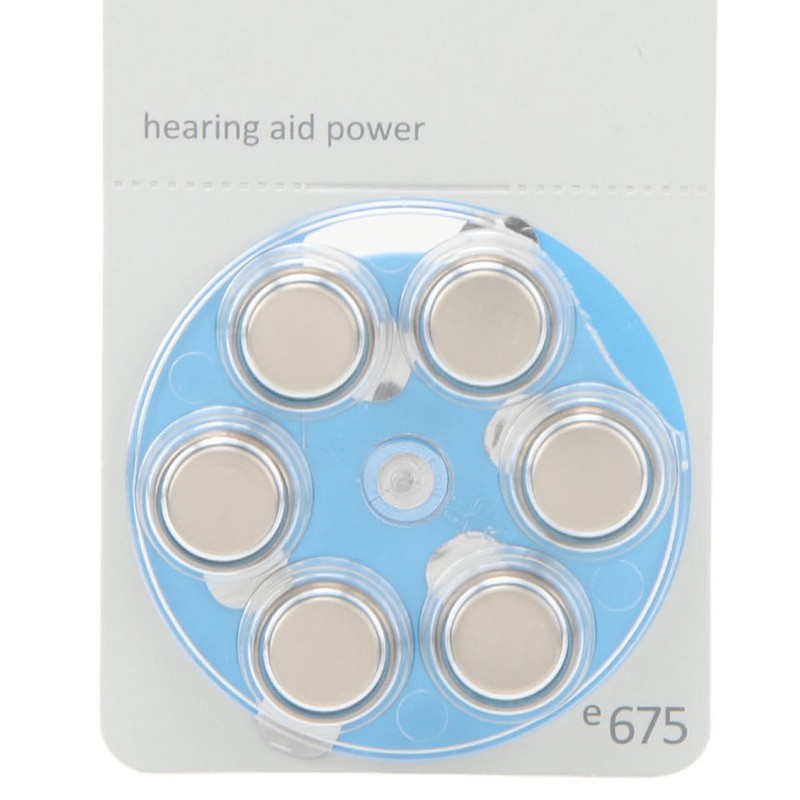 60pcs Long Lasting Power Sound Aid Batteries Zinc Air Hearing