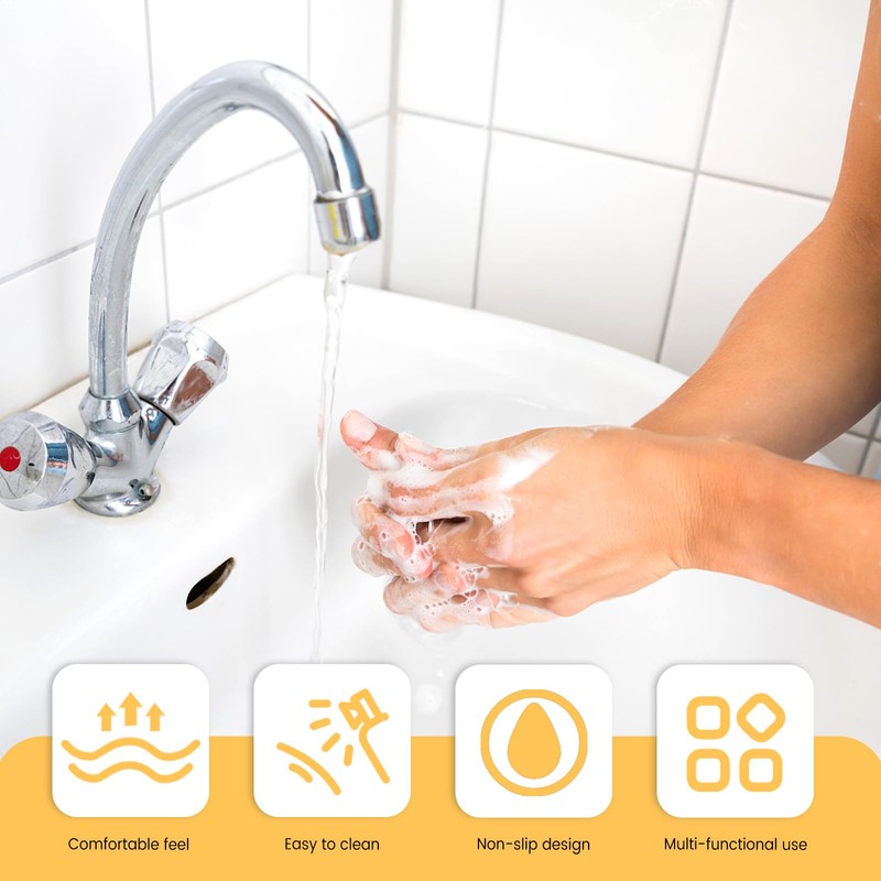 LELE LIFE Self Draining Soap Dish for Shower, Rotating Bar