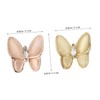 Minkissy 3sets Chic Nail Art Studs Zircon Charms Butterfly Nail