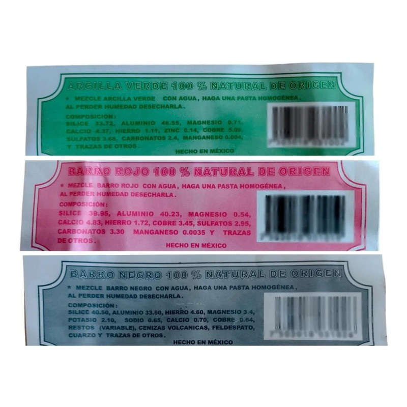 Mascarilla Kilos Arcilla Verde Roja