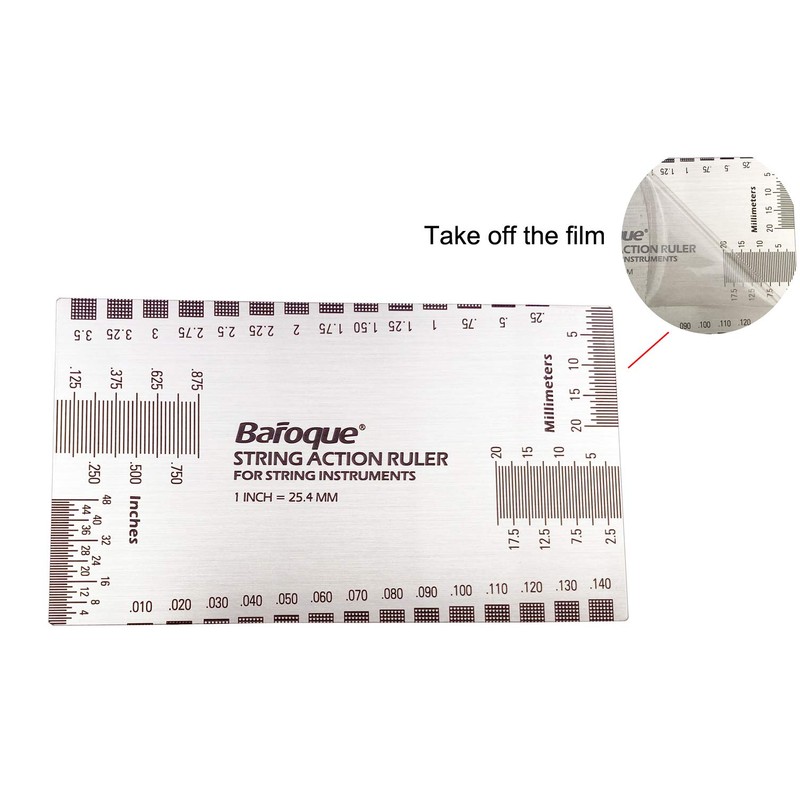 Double Sided Multi Function String Action Ruler Gauge Tool Both
