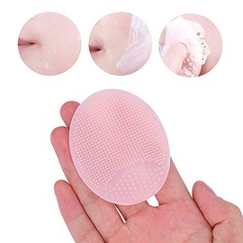 2 Limpiadores Faciales, Limpiador Facial de Silicona y Cepillo Masajeador, Cepillo de Limpieza Facial Manual, Alfombrilla de Mano, Almohadilla de Limp