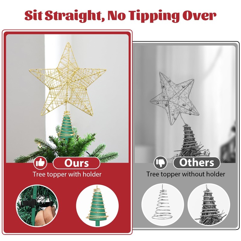 Christmas Tree Toppers (Green)