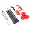 6 in 1 Golf Accessory Bag PU Leather with Tees
