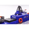 LiteHawk RC Toy Marine Unit Police Boat, Sprays Water from