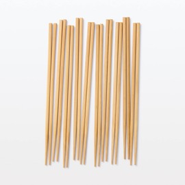 Muji 12057147 Bamboo Chopsticks, Natural, 9.1 inches (23 cm), Pack of 10