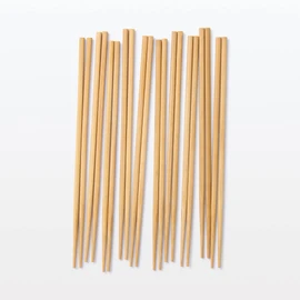 Muji 12057147 Bamboo Chopsticks, Natural, 9.1 inches (23 cm), Pack of 10