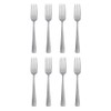 Oneida Zinc Everyday Flatware Dinner Forks, Set of 8, 18/0
