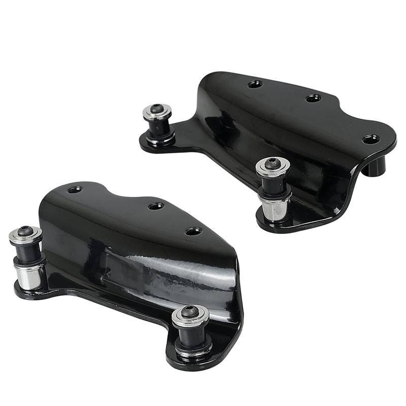 SWESGI Black for Mounting Backrest Sissy Bar Luggage Rack 4