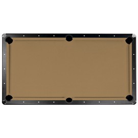 Championship Saturn II Billiards Cloth Pool Table Felt , Camel, 8-Feet