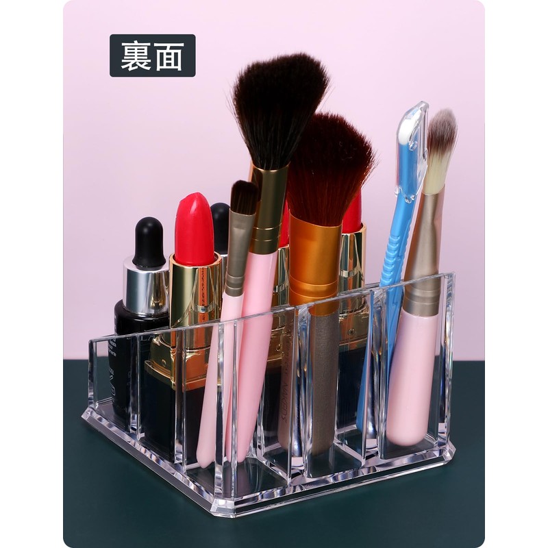 MOSIKER Lipstick Case, Acrylic, Cute, Mini Makeup Box, Lipstick Storage