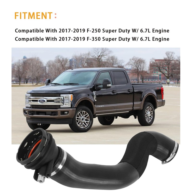 Turbo Intercooler Outlet Tube Compatible with 2017 2018 2019 Ford