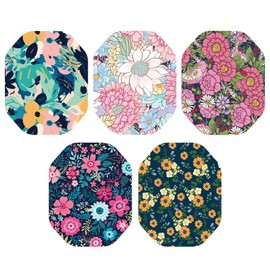 Tinoaly 25stk Sensorabdeckungen für Libre 2/3, Frühlingsblumen Stil Selbstklebende Pflaster Wasserdicht & Schweißfest Sensor Aufkleber CGM Monitor Überpflaster Zubehör Kompatibel mit Libre (5 Stile)