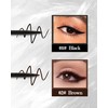 12 Pcs Black Eyeliner Pencil Set, Matte Waterproof Gel Eye