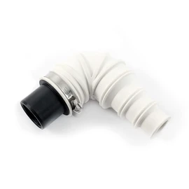 Check Valve DN40 (40 mm) Angle 90° Stepped Hose Piece Hose Clamp