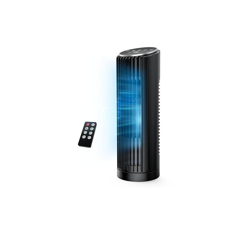 PNTCK Tower Fan with Remote Control, 33 cm Quiet Fan