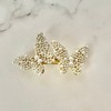 Campanula 327 Pearl Butterfly Barrette, Small, 1 Piece, Storage Bag