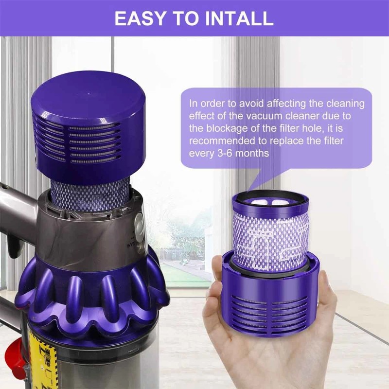 For Dyson 2 Pack HEPA Replacement V10 Filter for Dyson