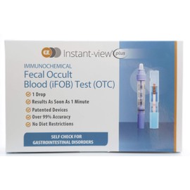 Instant-view® Plus Immunochemical Fecal Occult Blood (FIT or iFOB) Home Test and Stool Test