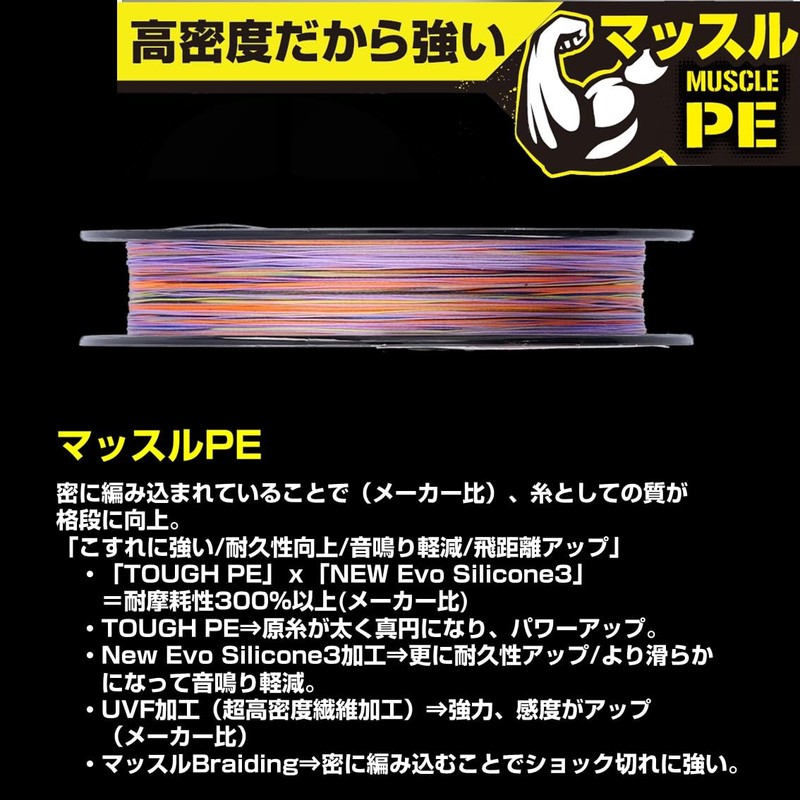 Daiwa UVF PE Dura Heavy X8+1 Si2 5C 200m No.